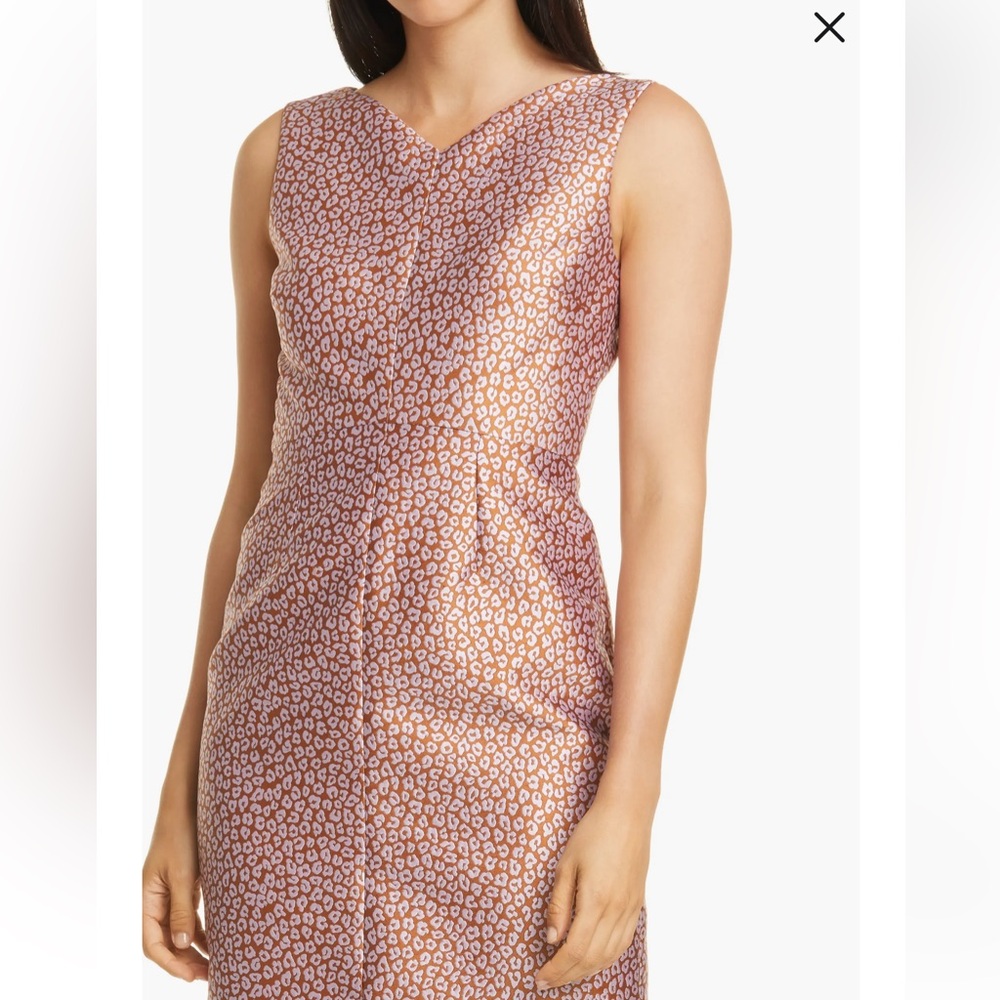 Kate Spade Brown Patterned Midi Dress